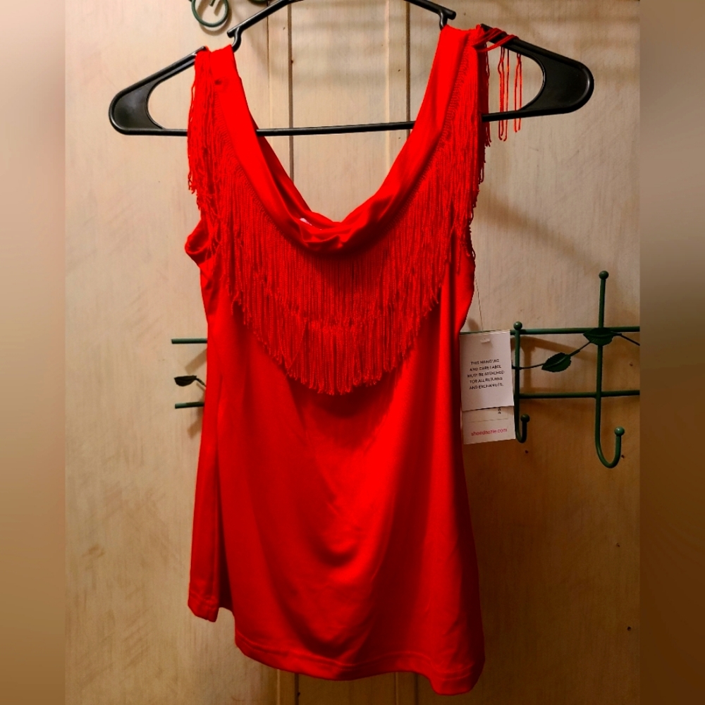 Ladies fringed blouse